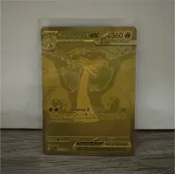 Pokemon TCG Mega Charizard X EX 130/094 Evolutions Secret Rare Holo - Image 1
