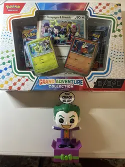 POKEMON Grand Adventure Collection box 4 packs inc Surging Sparks New & Sealed - Image 1