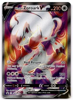Hisuian Zoroark V SWSH297 Holo Promo Sword & Shield Promo Pokemon Lightly Played - Image 1