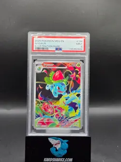 2025 Pokemon MEG EN Ivysaur Illustration Rare #134 PSA 9 - Image 1