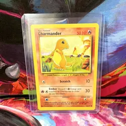 Charmander 046/102 Base Set Unlimited Regular English 1999 WOTC HP 50 - Image 1
