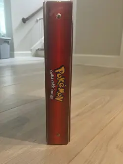 Pokemon Vintage 3 Ring Binder Ash 1999 Pikachu Brock Misty Official Nintendo - Image 5