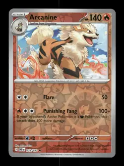 Arcanine Reverse Holo Uncommon SV10: Destined Rivals 028/182 NM Pokemon NM - Image 1