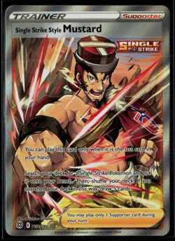 Single Strike Style Mustard TG28/TG30 Brilliant Stars Trainer Gallery Pokemon - Image 1