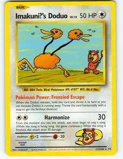 ImakuniU's Doduo - 112/108 Evolutions - Pokemon TCG - 2016 - Image 1