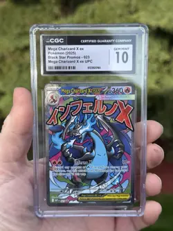 The Pokemon Company Mega Charizard X ex 023 Promo Holo CGC 10 EX - Image 1