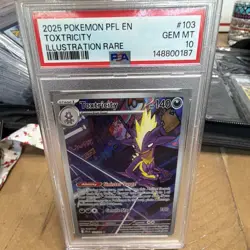 The Pokemon Company Pokemon TCG Toxtricity 103/094 Me02 Holo PSA 10 English - Image 1