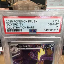The Pokemon Company Pokemon TCG Toxtricity 103/094 Me02 Holo PSA 10 English - Image 2