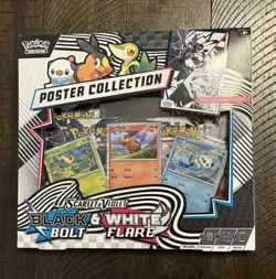 Pokemon Poster Collection Scarlet & Violet Black Bolt & White Flare. New/Sealed - Image 1