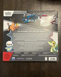 Pokemon Poster Collection Scarlet & Violet Black Bolt & White Flare. New/Sealed - Image 2