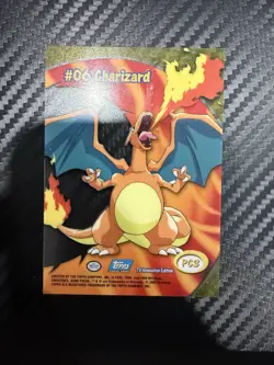 2000 Topps Pokemon TV Animation Series 2 #PC3 Charizard #06 Clear Card MINT 🔥🔥 - Image 2