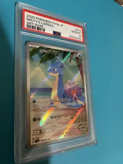 2026 Pokemon SV9a Heat Wave Arena Misty's Lapras 072/063 Art Rare Holo JP PSA 10 - Image 2