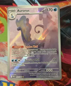 Aurorus 092/088: Perfect Order Illustration Rare Full Art Holo. NM Pokemon - Image 1