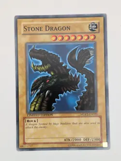Yu-Gi-Oh! - LIMITED EDITION - McDonald's Promo #MDP2-EN020 - Stone Dragon - Image 1