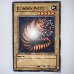 Dungeon Worm MDP2-EN018 Limited Edition YuGiOh 1996 NM - Image 1