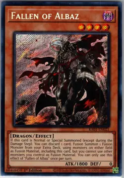 1x (LP) - Fallen of Albaz - RA01-EN021 - Collector's Rare - 1st Edition YuGiOh - Image 1