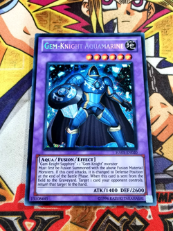 Gem-Knight Aquamarine ha05-en020 Unltd Ed (VLP) Secret Rare Yu-Gi-Oh! - Image 1