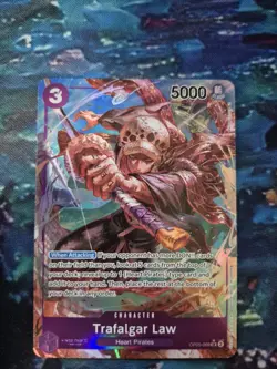 One Piece TCG Trafalgar Law SR Alt Art OP05-069 Awakening Of The New Era - Image 1