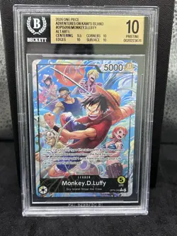 BGS 10 One Piece OP15-098 Monkey D. Luffy Alt Art L POP 9 - Image 1