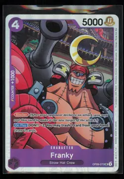 Franky OP09-072 One Piece Emperors in the New World Super Rare Near Mint - Image 1