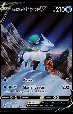 Pokemon Card - Ice Rider Calyrex V Astral Radiance Trainer Gallery TG14/TG30 - Image 1