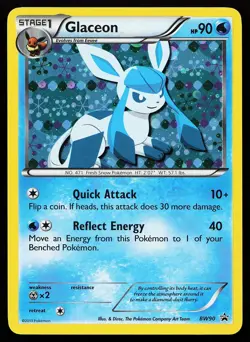 Glaceon BW90 Holo Black And White Promo Pokemon Card - Image 1