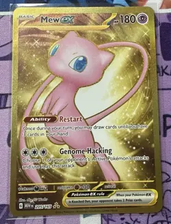 Pokemon Mew EX TCG Card 205/165Sv Scarlet & Violet 151 Series - Image 1