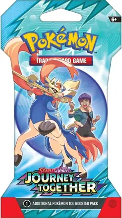 Pokemon TCG - Scarlet & Violet: Journey Together - 8 Booster Pack Lot - 80 Cards - Image 2