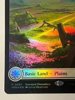 MTG Plains - Standard Showdown Promo 0001 - Foil - NM - FREE SHIPPING - Image 4