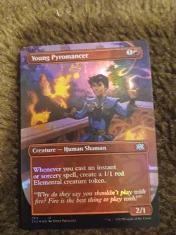 Young Pyromancer (Borderless) Double Masters 2022 Foil - Image 1