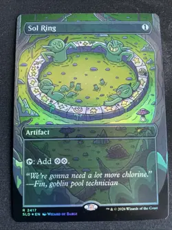 Sol Ring (Foil) Secret Lair Drop Goblin Storm Magic The Gathering - Image 1