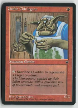 Goblin Chirurgeon (Gelon) Moderately Played Fallen Empires MTG - Image 1