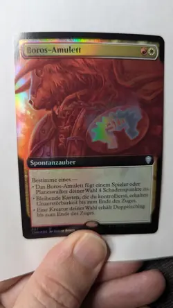 1x Boros Charm FOIL Extended Art GERMAN NM - MTG CMR Magic x1 (4 Available) - Image 1