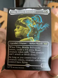 MTG Toby, Beastie Befriender (Showcase) [Duskmourn, Near Mint] - Image 1