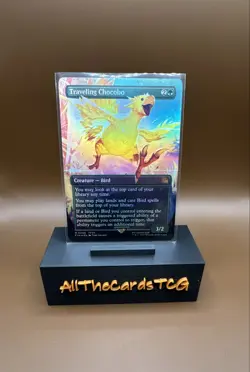 Traveling Chocobo (Borderless) Final Fantasy Foil - Image 1