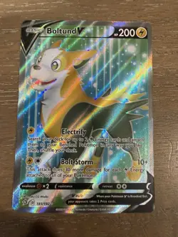 Boltund V - Full Art - Ultra Rare Rebel Clash 181/192 NM - Pokemon TCG - Image 1
