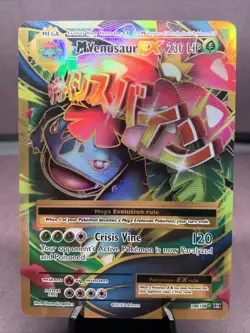 Pokemon TCG M Venusaur EX Full Art 100/108 Evolutions Full Art Holo Rare - Image 1