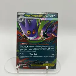 2025 Pokemon Phantasmal Flames Mega Gengar ex Double Rare #056/094 - Image 2