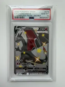 Pokemon Champion’s Path Charizard V 079/073 Secret FA PSA 10 *Read Description* - Image 1