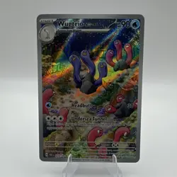 Wugtrio 224/091 SV: Paldean Fates Illustration Rare Full Art Holo Eng 2024 - Image 1