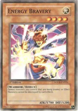 Energy Bravery - SOVR-EN033 - Common - Unlimited Edition Near Mint Yugioh! Card - Image 1