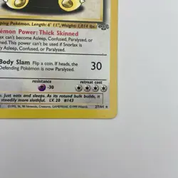 Snorlax 27/64 Jungle LP Rare WOTC Pokemon TCG Single Vintage - Image 5