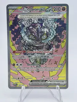 2025 Pokemon Prismatic Evolutions Cornerstone Mask Ogerpon ex 160/131 SIR NM - Image 1