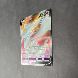 Reshiram V 220 HP Ultra Rare Full Art Holo Swsh12 Silver Tempest 172/195 English - Image 2