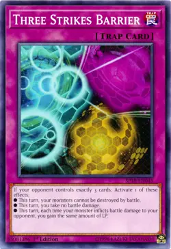 Three Strikes Barrier - SP18-EN045 - Common - 1st Edition Near Mint Yugioh! Card - Image 1