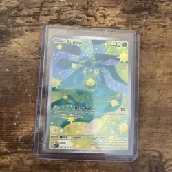 Pokemon TCG Ascended Heroes Budew IR 221/217 Holo Rare Near Mint - Image 1