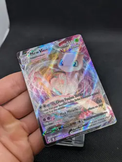 Pokemon Mew VMAX Ultra Rare Full Art Holo Fusion Strike 114/264 MINT! - Image 3