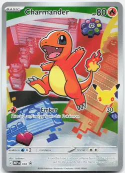 CHARMANDER 038 HOLO P ME: MEGA EVOLUTION PROMO POKEMON LP - Image 1