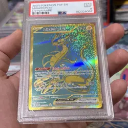 Pokemon TCG Miraidon ex 243/091 SV: Paldean Fates Hyper Rare Holo PSA 9 - Image 1