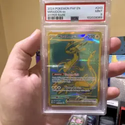 Pokemon TCG Miraidon ex 243/091 SV: Paldean Fates Hyper Rare Holo PSA 9 - Image 2